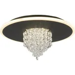 Searchlight 21126-32BK - LED Stm stropní svít DELUGE 20W/230V pr. 31,5 cm černá