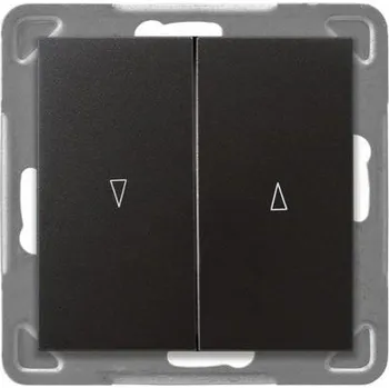 vypínač Ospel Impresja žaluziový spínač antracit (LP-7Y/m/50)