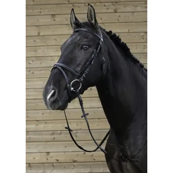 Vybavení pro koně Uzdečka Riding World -MUSEROLLE COMBINÉE- - Černá - Pony