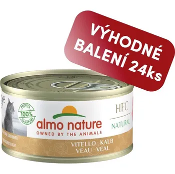 Krmivo pro psa Almo Nature HFC Natural - Telecí 70g výhodné balení 24ks