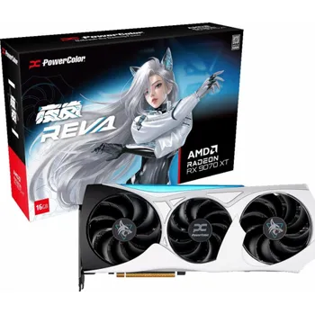 Grafická karta PowerColor Powercolor RX 9070 XT Hellhound REVA 16GB OC (schwarz, RDNA4, GDDR6, 3x DisplayPort, 1x HDMI)