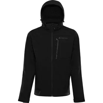 Pánská softshellová bunda Pánská softshellová bunda s membránou ALPINE PRO HOOR černá 4XL