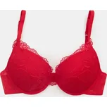 Sinsay - Podprsenka Extra Push-Up s krajkou - červená - 521GV-33X - 521GV-33X-70C