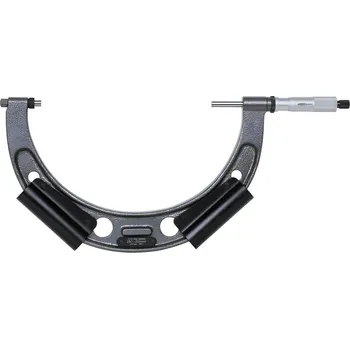 Mechanický mikrometr velkých rozsahů s vyměnitelnými doteky INSIZE PLUS 3675 Rozsah: 100-200 mm, Typ: S integrovanou řehtačkou