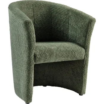 Křeslo Klubové křeslo, zelená látka Coral, CUBA