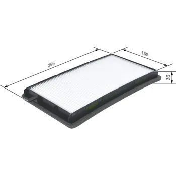 Kabinový filtr Filtr kabinový BOSCH, BO 1987432002