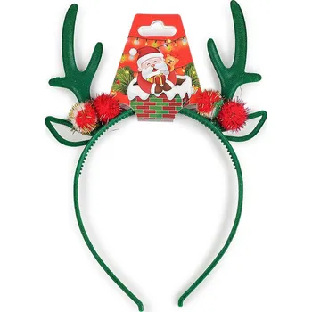 Čelenka Čelenka do vlasů vánoční / párty, střední, 3 zelená