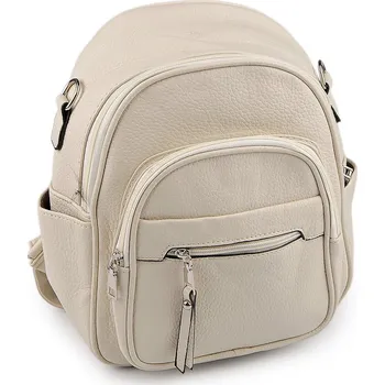 Městský batoh Dámský batoh 23x26 cm Varianta: 1 béžová světlá, Balení: 1 ks