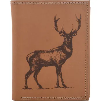 Peněženka Pánská peněženka MERCUCIO natural vzor 4 jelen celý 2911921