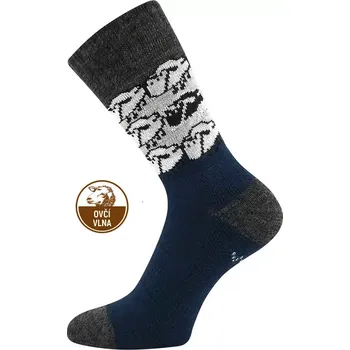 Pánské ponožky Dospělé ponožky s vlnou Kaikoura - 43-46 / tmavě modrá