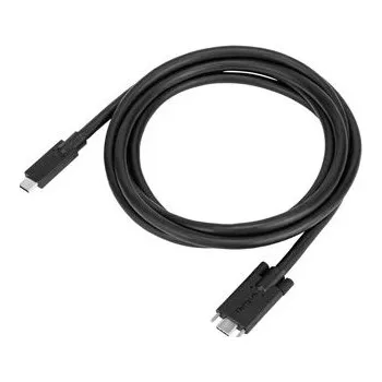 Datový kabel Targus - USB kabel - 24 pin USB-C (M) do 24 pin USB-C (M) šroubovací - 1.8 m - černá - pro P N: DOCK191USZ, DOCK430EUZ, DOCK430U