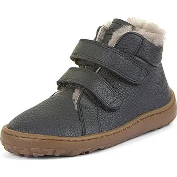 Dívčí zimní obuv FRODDO chlapecká kotníková obuv BAREFOOT WINTER FURRY G3110263K tmavě modrá 23