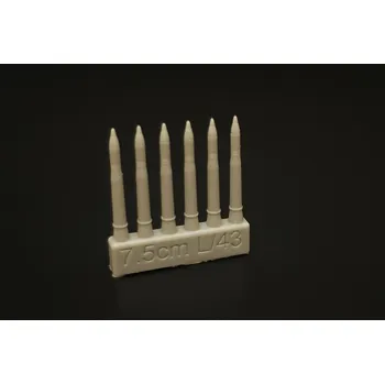 Plastikový model 1/72 7,5cm L/43 ammo for Pz.IV ausf.G/H/J (resin)