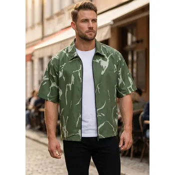 Pánská košile Pánská košile premium ALTISPORT VOJ/ALM052KOS01 KHAKI S