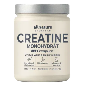 Kreatin Allnature Sportlab Creatine Monohydrát Creapure 300 g