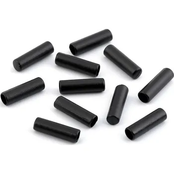 Kovová koncovka na šňůru Ø4 mm, malé, 3 černá