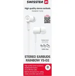 sluchátka Swissten Earbuds Rainbow Ys-d2 Bílá