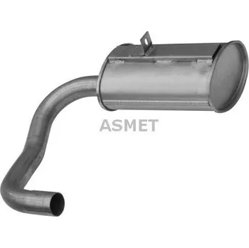 Tlumič výfuku Přední tlumič výfuku ASMET 02.007