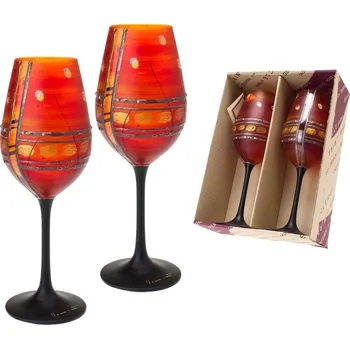 Sklenice Studio Miracle - Vlasta Voborníková Sklenice na víno 250 ml - V2079 - sada 2 ks