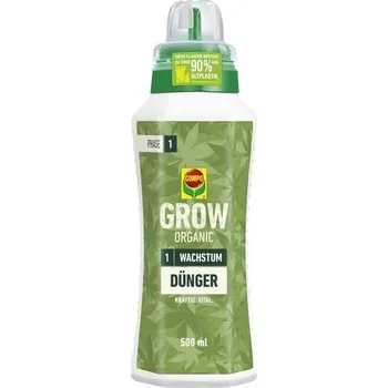 Zahrada COMPO GROW ORGANIC Růstové hnojivo pro speciální plodiny - Hnojivo pro vnitřní i venkovní použití -