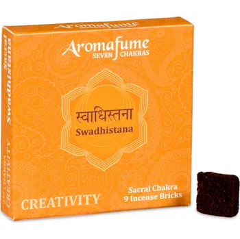 Aromafume Vonné cihličky 7 Čaker Swadhishtana, 9 ks