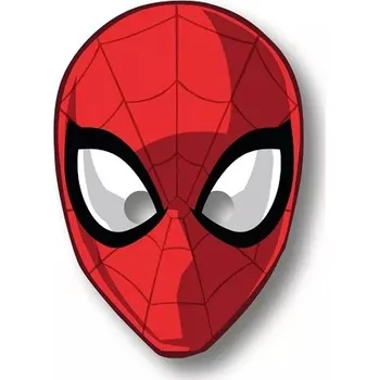 Party dekorace Procos Masky papírové Spiderman 6 ks