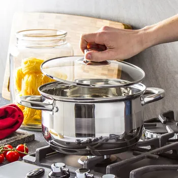 Hrnec Nerezový hrnec s pokličkou LUZON 3 l