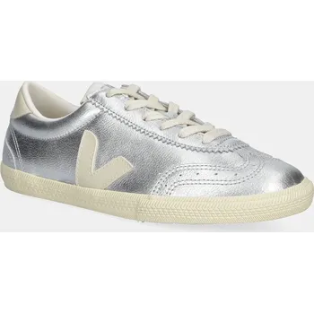 Pánská móda Kožené tenisky Veja Volley, 41, stříbrná, SLV
