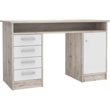 Psací stůl Psací stůl dub pískový/bílá NET106 MT931-T19