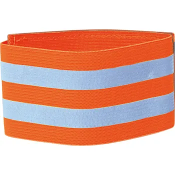 páska reflexní elastická na suchý zip oranžová