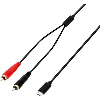 Počítač Adam Hall 3 STAR Y CC USB-C 1.5 m (Audio kabel z 2x RCA samec na USB-C, délka 1.5m)