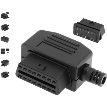 Auto elektroinstalace OBD2 OBDII zásuvka zástrčka rozebíratelná konektor OBDII OBD2 SAMICE C-OBDFB-D4