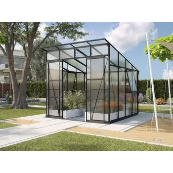 Skleník Polykarbonátový skleník – Vitavia Playa 7600 PC 6 mm černý