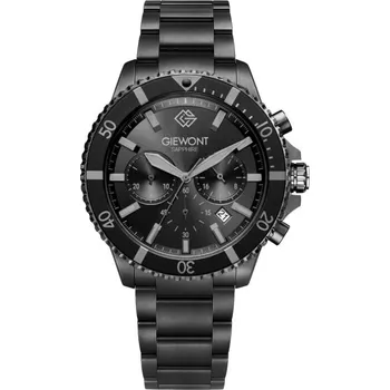 Sada pánského spodního prádla Pánské hodinky Giewont Chronograph Sapphire Black Titanium GW3970-B1 NEUPLATŇUJE SE