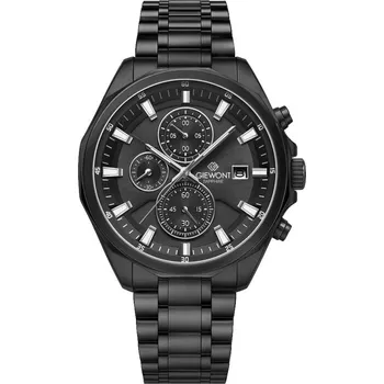 Sada pánského spodního prádla Pánské hodinky Giewont Chronograph Sapphire Black GW7290-B1 NEUPLATŇUJE SE