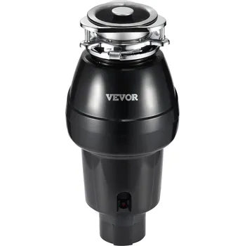 Odpadkový koš Vevor Drtič kuchyňského odpadu 3/4 hp kontinuální 3600 rpm 3-šroubový