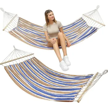 Houpací síť ZAHRADNÍ HOUPACÍ SÍŤ PRO 2 OSOBY 200X150CM S TYČÍ 1052717 NEPLATÍ