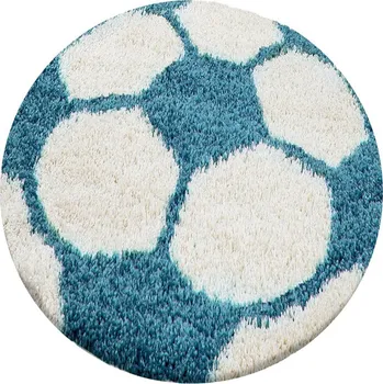 Koberec AKCE: 120x120 (průměr) kruh cm Dětský kusový koberec Fun 6001 turkis, modrá, dětský pokoj, Ayyildiz - 1 rok na vrácení + DOPRAVA ZDARMA k Vám i zpět