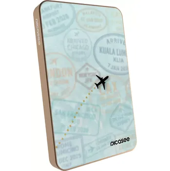 Powerbanka Picasee Powerbanka s MagSafe 5 000 mAh Zlatá - FLIGHT PATH