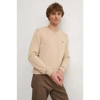 Pánský svetr Svetr Lacoste, M, béžová, 80X