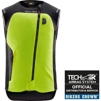 Motocyklový chránič hrudi a pátěře Alpinestars 650 8322 155A Tech-Air 3 vest XL black/yellow fluo