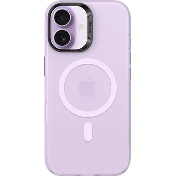 Pouzdro na mobilní telefon Magnetický kryt Lucid Armor (C067) pro iPhone 17 s tlačítkem pro ovládání fotoaparátu Benks fialový