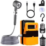Verk 27521 Přenosná cestovní sprcha 12V, dobíjecí s čerpadlem