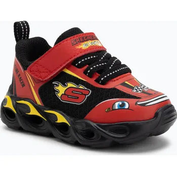 Chlapecké tenisky Dětské boty SKECHERS Skechers Thermo-Flash Wheel Buddies red/black