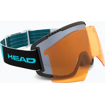 Lyžařské brýle HEAD Contex Pro 5K Race chrome/red/5k chrome/orange