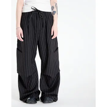 Pánské kalhoty Kalhoty Y-3 Pinstripe Ut Straight Leg Trousers Black L