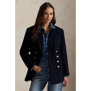 Dámské sako Vlněné sako Polo Ralph Lauren 211971388 námořnická modř 59X, vel. 34