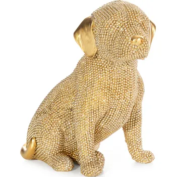 Váza DEKORAČNÍ SOŠKA ELDO 14X9X16 CM ZLATÁ