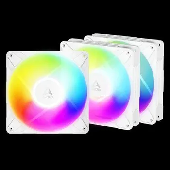 Počítač ARCTIC P14 Pro Reverse A-RGB (White) 3-pack - ventilátor do PC 140mm 4pin PWM PST reverzní design (balení 3ks)