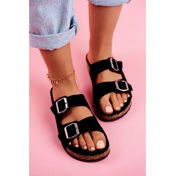 Dámské žabky Dámské Nazouváky Černé Si Senor 38